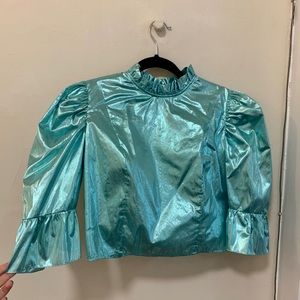 Batsheva Ruffle Crop Top - NWT